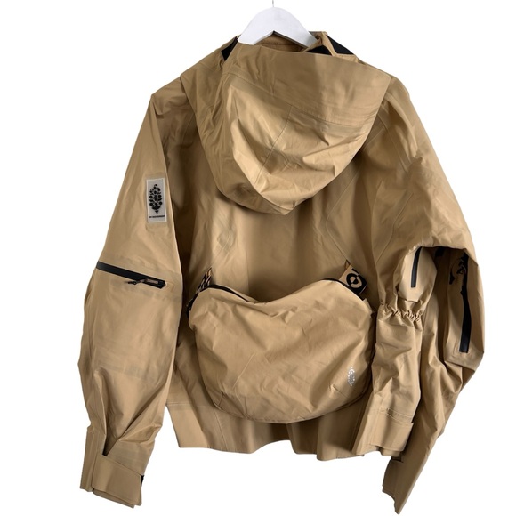 New FP MOVEMENT by Free People Zephyr Packable Ski Shell Jacket Antelope Combo M - Picture 6 of 11